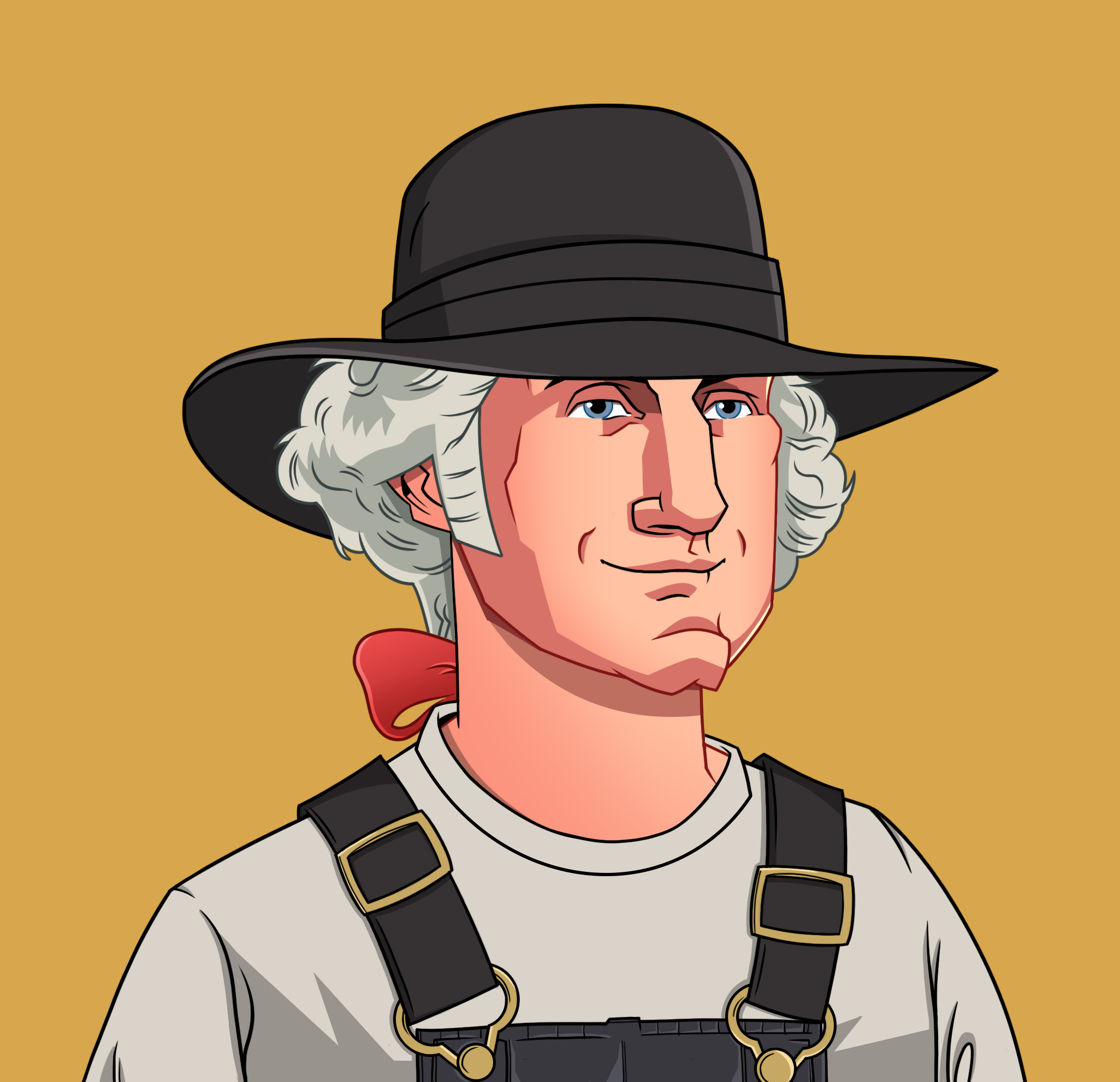 OG George Washington NFT - Mechanic Dangri Smile